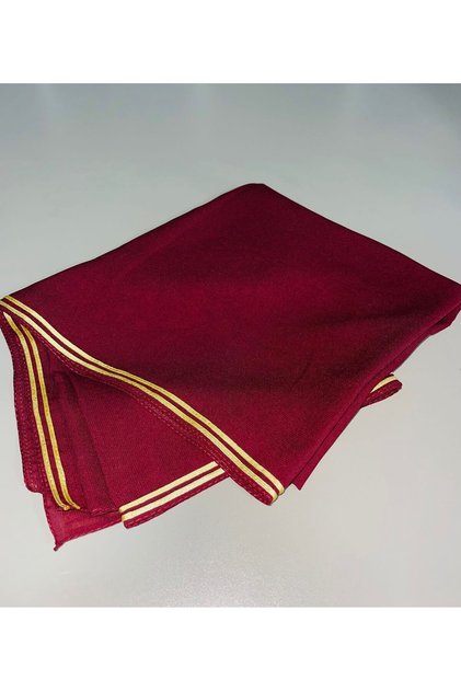 Premium Chiffon Scarf with Gold Decor