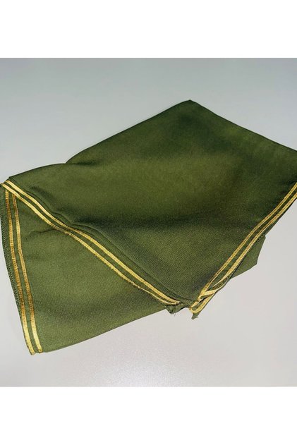 Premium Chiffon Scarf with Gold Decor