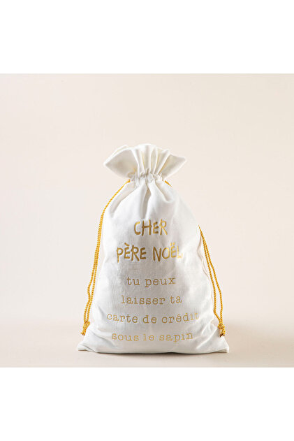 Mare Decorative Pouch m White/Gold