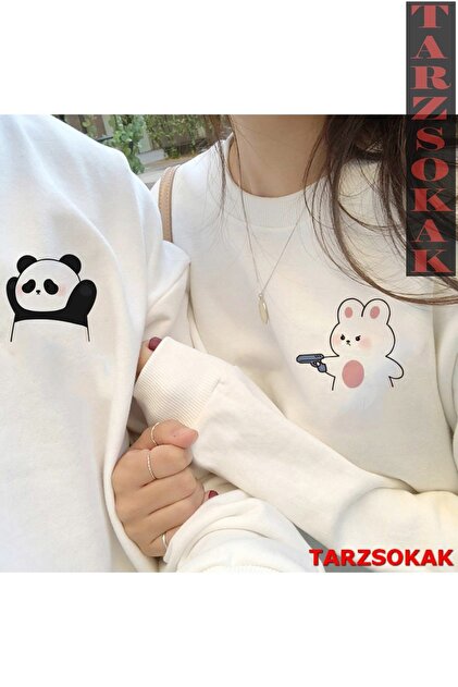 2 Li Harajuku Style Çift Sevgili Kombinleri Couple Clothing Yeni Sezon 2 Adet