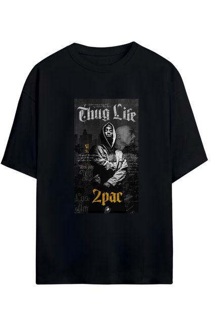 Tupac Thug Life Unisex Oversize Cotton Tshirt