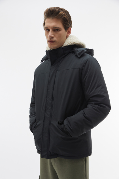 Thick Coat with Hood