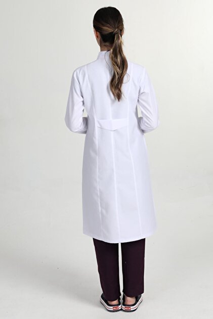 BAŞAK White Apron Doctor Apron Teseter Teacher Apron- Trendyol