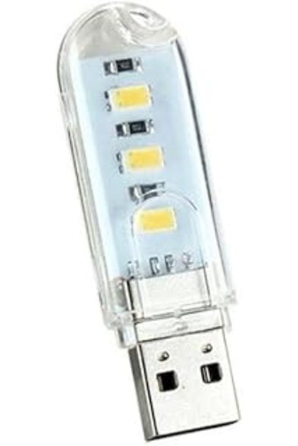 Taşınabilir Mini Usb Led Lamba 3 Led 5730 Smd Kamp Stick Led