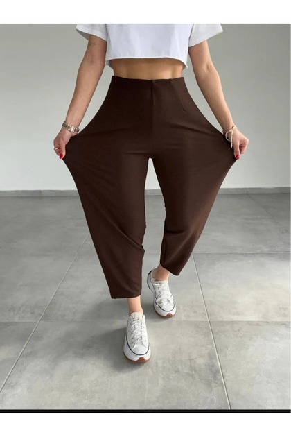 Shalwar Model Elastic Waist Balloon Pants