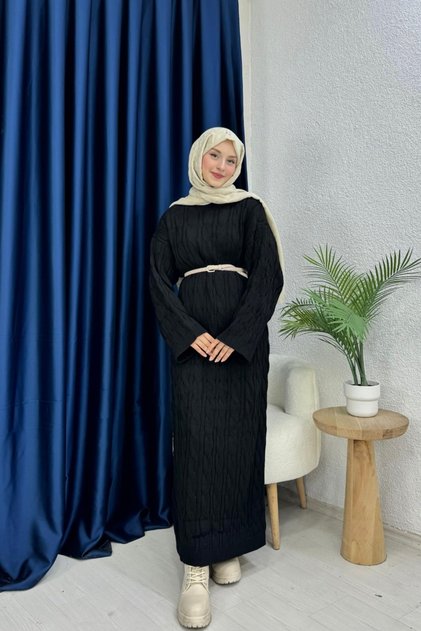 Örgülü Triko Elbise