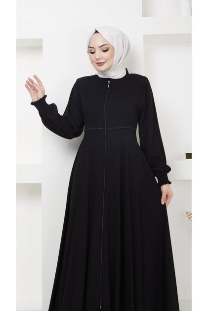 Katya Women's Belden Seated Medina Silk Sleeve Elastic Ferace