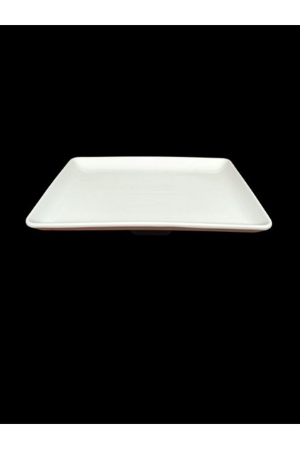 Tan Series 23X17 cm Rectangular Serving Fondue Bottom Plate or Presentation Plate