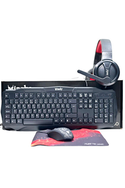 IZOLY İzoly Spectre 4 in 1 Gaming Combo Klavye+Mouse+Kulaklık+