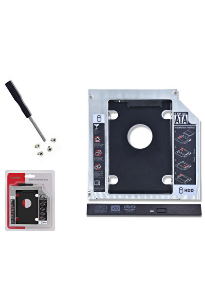 Concord 9.5 mm Hdd Caddy Notebook Dvd To Ssd Kutu Sata Laptop