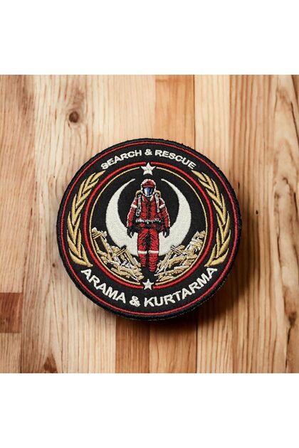 Arama & Kurtarma Nakış Patch Peç Arma 10 Cm