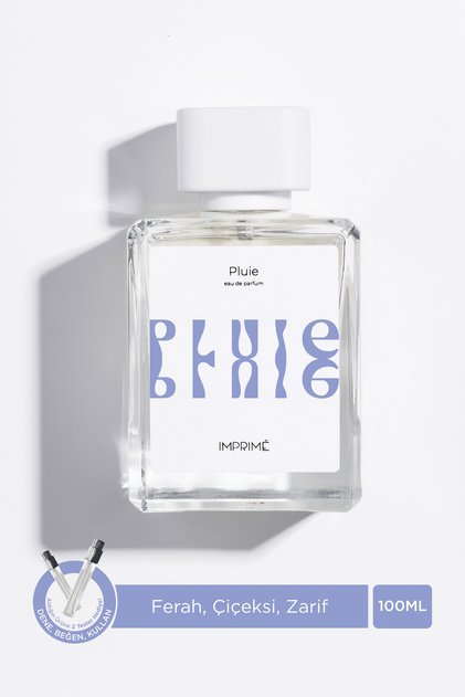 Pluie Edp Unisex Parfüm 100ml| Ferah Çiçeksi | Bergamot, Pembe Biber, Yağmur, Gül, Yasemin,çam, Misk