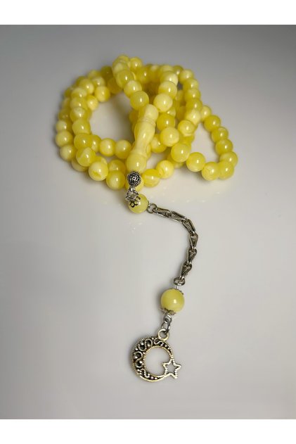Master Work High End 99 Lu Beirut Powder Drop Amber Prayer Rosary