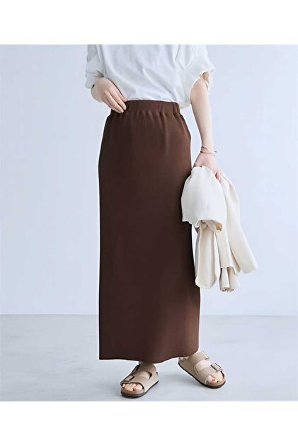 Plain Scuba Pencil Skirt