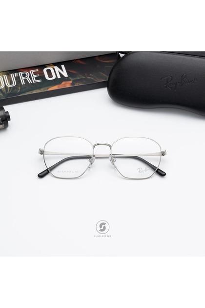 Ray-Ban Mor Optik Rx8777d 1002 Titanium 53-19-145 Premium Mavi