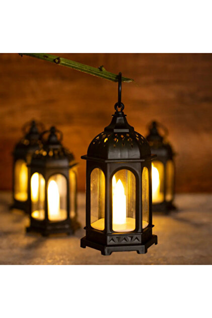 HALL BREATHE İki adet mini altıgen masa lambası, projeksiyon ve