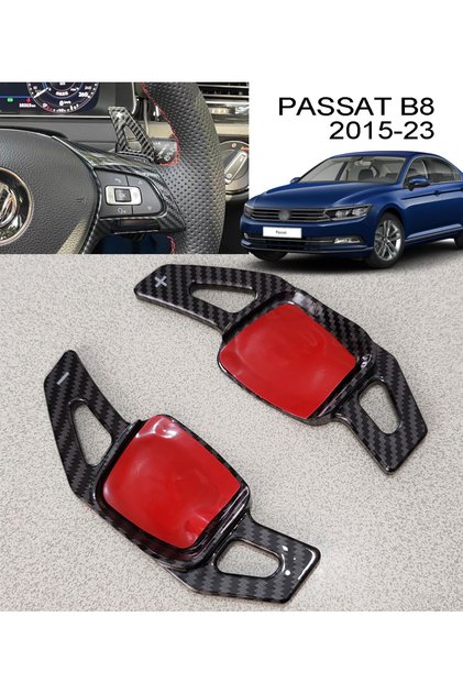 Passat B8 Vites Pedalı - Passat B8 F1 Kulakçık Aksesaur Karbon
