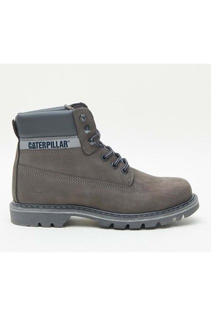 Cat 015g100095 Colorado Leather Unisex Boots Gray
