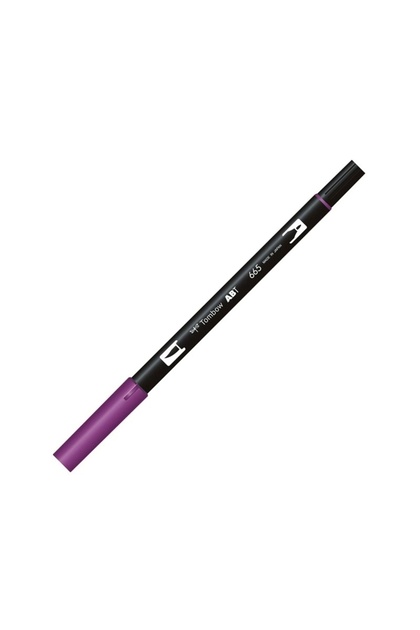 Ab-T Dual Brush Pen Graphic Pen Purple 665