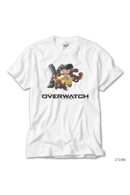 Overwatch Torbjorn Cute White T-Shirt