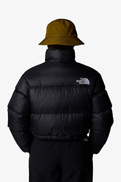 The North Face W Nuptse Short Kadın Siyah Mont Nf0a5ggekx71