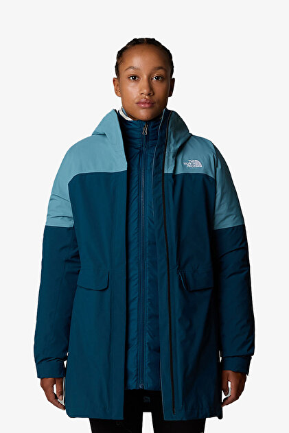 The North Face W Dryvent Mono Trıclımate Kadın Mavi Parka
