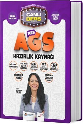 akademi denizi MEB AGS Eğitim ve Eğitim Mevzuatı Soru Bankası