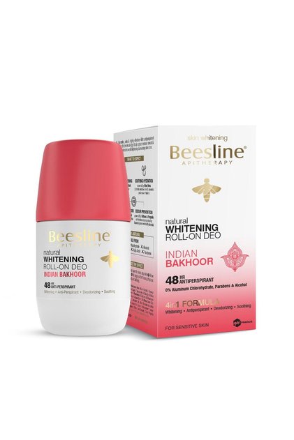بيزلين Roll-On Natural Deodorant Skin Whitening Indian Incense -50Ml