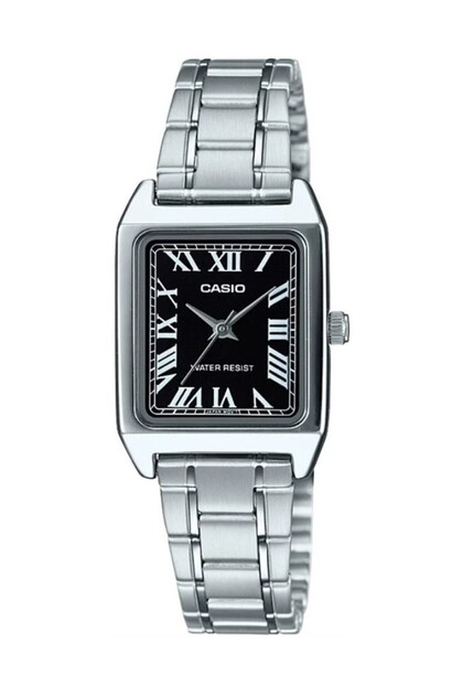 Silver Color Women's Wristwatch with Black Cord