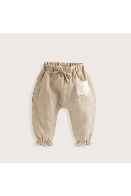 Little Swan Ruffle Trousers Mink