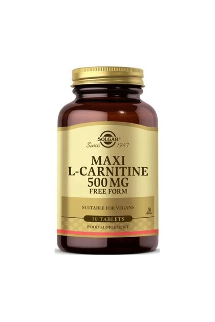maxi l carnitine 500 mg solgar Solgar Maxi L-Carnitine 500 mg 2x30 Tablet Fiyatları