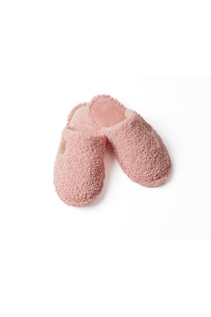 Home Slippers, Polar Non-Slip Sole, Plush Interior Detail, Fluffy, Non-Pilling, Comfortable, Muffy Dish-Shaped Slippers