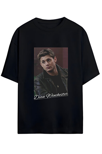 Dean Winchester Supernatural Unisex Oversize Cotton Tshirt
