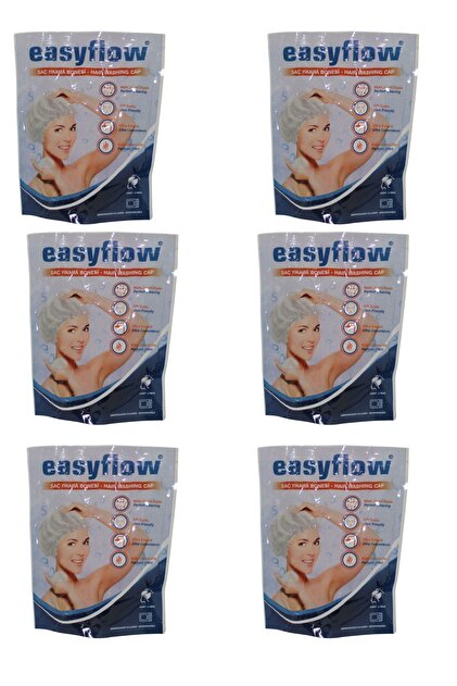 Hasta Saç Bakım/temizleme/yıkama Bonesi (6 Adet/paket) Hasta Saç Bakım