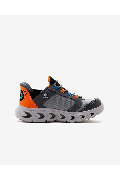 Skechers SLİP-İNS: HYPNO-FLASH 2.0 - ODELUX Büyük Erkek Çocuk Gri