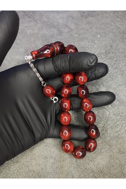 Şak Şak Mascot Powder Amber Prayer Beads