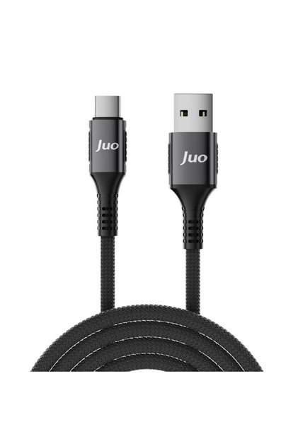 66W USB-A to Type-C Örgülü Hızlı Şarj ve Data Kablosu 1 Metre