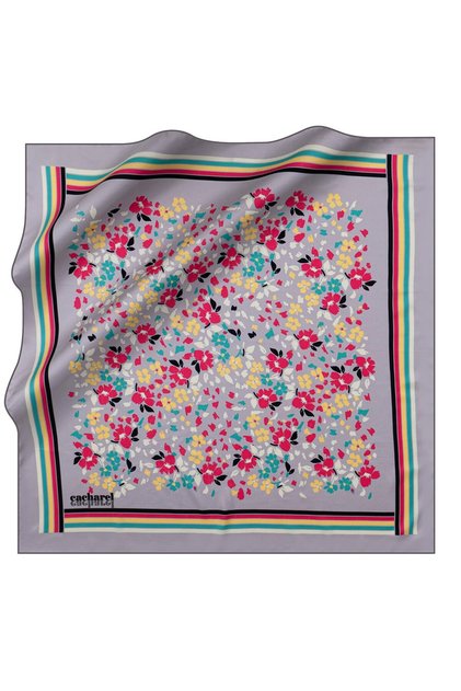 972 Cacharel Polyester Twill Scarf7842314