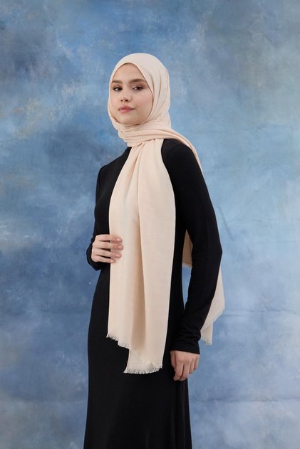 Houndstooth Pattern Cotton Jacquard Shawl Alaçatı 8011-25