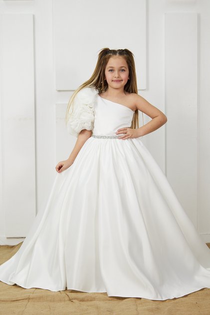 Black Rosetta Girl's Evening Dress Dress Girl Evening Dress Toddler Dress