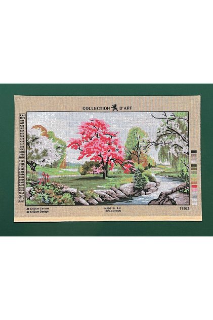 40x60 cm COLLECTİON D'ART BASKILI GOBLEN 11562