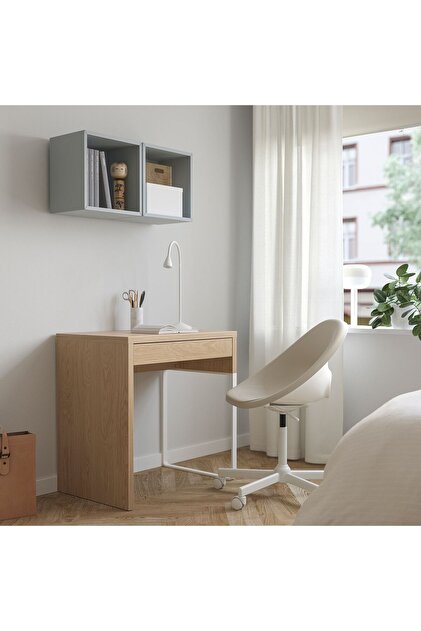 IKEA çalışma masası, ağartılmış meşe görünümlü, 73x50 cm Maks. yük