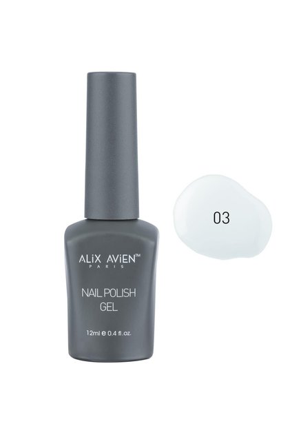 Uv Kalıcı İnci Beyaz Jel Oje 03 - Gel Polish - 12 Ml