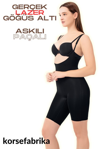 True Laser Straps Long Non-Marking Underbust Gathering Non-Slip Non-Folding Body Corset