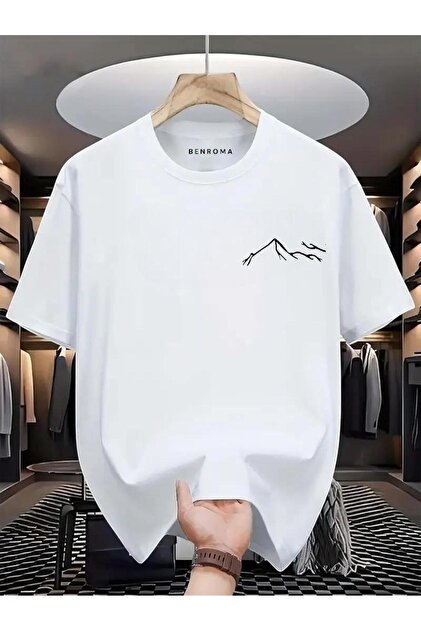 White Mountain Printed Oversized T-Shirt