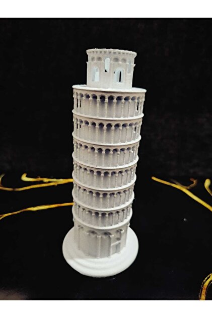 Hediyehanem Pizza Kulesi 3D Maket Model Dekor Biblo Pisa Tower 14
