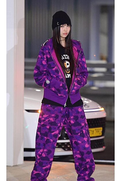 AXXAN çocuk ikili takım bape alt üst papçi takımı hırka eşofman