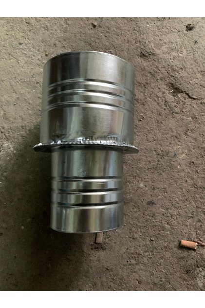 Soba boru çap düşürücü 15,5cm den 13,5 cm e