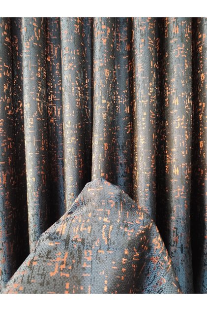 Fon Jacquard Curtain Perla Pattern Single Wing Pleated (1 X 3)