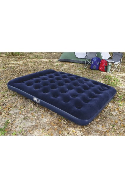 Easy Inflate Flocked Air Bed/Queen 203X152X22Cm -26-67226